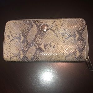 Coach snakeskin wallet